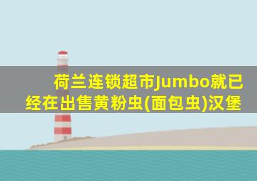 荷兰连锁超市Jumbo就已经在出售黄粉虫(面包虫)汉堡