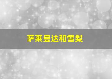 萨莱曼达和雪梨