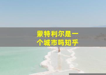 蒙特利尔是一个城市吗知乎