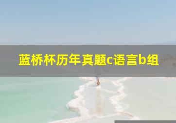 蓝桥杯历年真题c语言b组