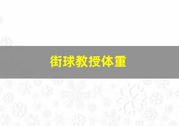 街球教授体重