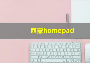 西蒙homepad