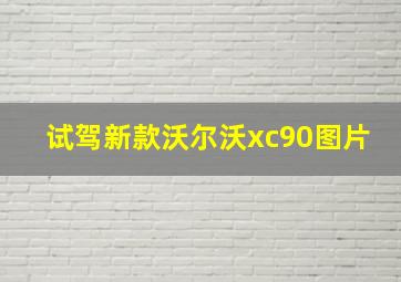 试驾新款沃尔沃xc90图片