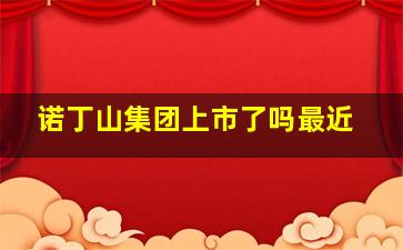 诺丁山集团上市了吗最近