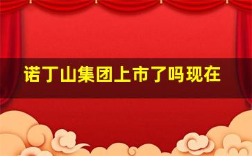 诺丁山集团上市了吗现在