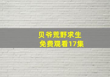 贝爷荒野求生免费观看17集