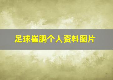 足球崔鹏个人资料图片