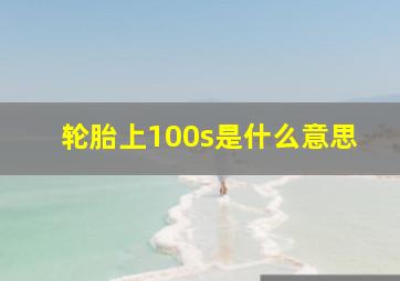 轮胎上100s是什么意思