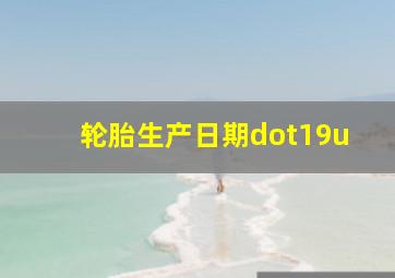 轮胎生产日期dot19u