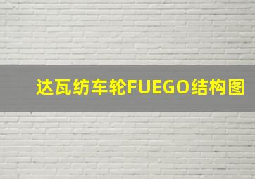 达瓦纺车轮FUEGO结构图