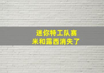 迷你特工队赛米和露西消失了