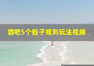 酒吧5个骰子规则玩法视频