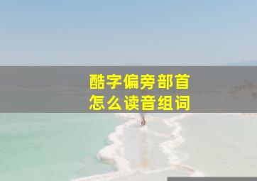 酷字偏旁部首怎么读音组词