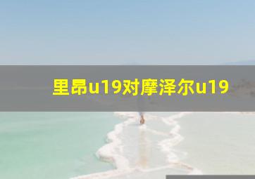 里昂u19对摩泽尔u19