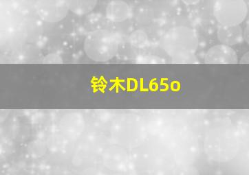 铃木DL65o