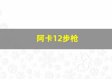 阿卡12步枪