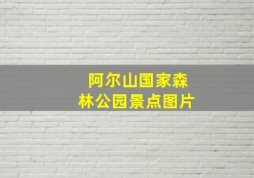 阿尔山国家森林公园景点图片