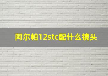 阿尔帕12stc配什么镜头