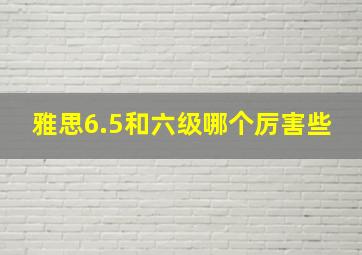 雅思6.5和六级哪个厉害些