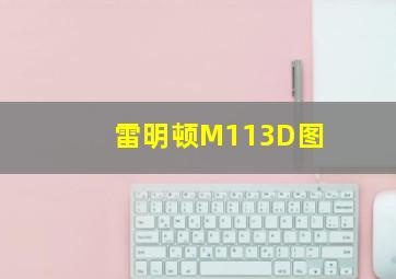 雷明顿M113D图