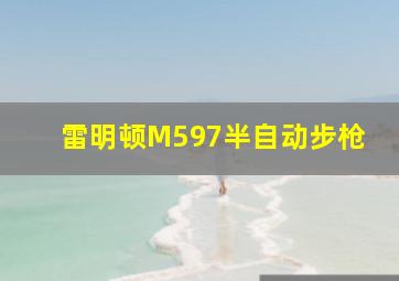 雷明顿M597半自动步枪