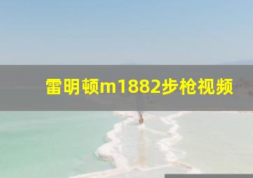 雷明顿m1882步枪视频