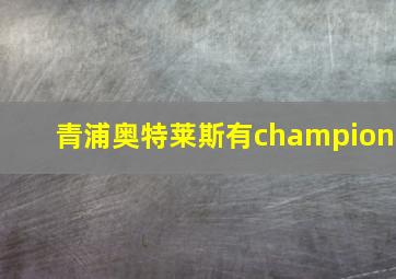 青浦奥特莱斯有champion