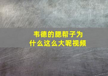 韦德的腮帮子为什么这么大呢视频