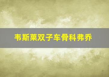 韦斯莱双子车骨科弗乔