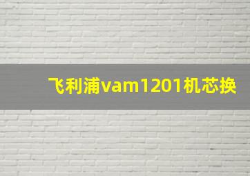 飞利浦vam1201机芯换