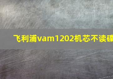 飞利浦vam1202机芯不读碟