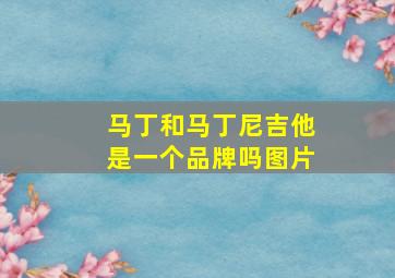 马丁和马丁尼吉他是一个品牌吗图片