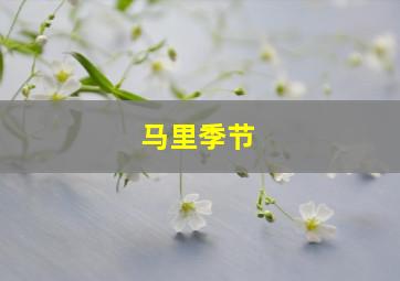 马里季节