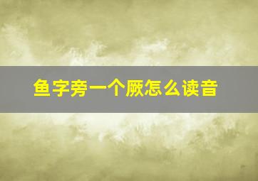 鱼字旁一个厥怎么读音