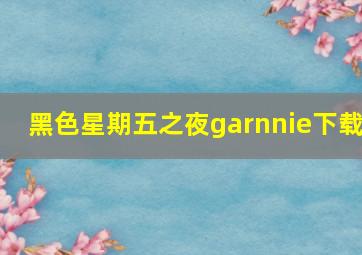 黑色星期五之夜garnnie下载